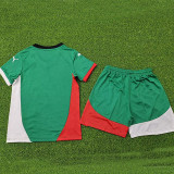 24/25  Algerian （MCA ）Green  Player Version  Kids Soccer Jersey(阿尔及利亚MCA俱乐部童装)