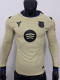 25/26 BAR Away Yellow  Player Version  Long Sleeve  Soccer Jersey