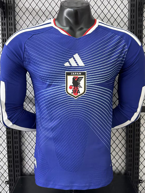 2026 Japan Home Player Version Long Sleeve Soccer Jersey