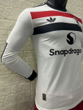 24/25 Man Utd Third Player Version  Long Sleeve Soccer Jersey(长袖）