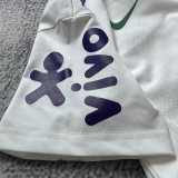 25/26  Brazil White Retro Edition Polo Jersey