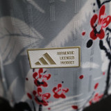 25/26 Japan White Fox Plum Blossom  Player Version  Soccer Jersey