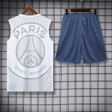 25/26 PSG Grid Tower White Training Short Suit