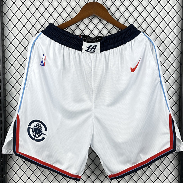 24/25  CLIPPERS White  Top Quality NBA Pants