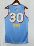 24/25 ALL-STAR CURRY # 30 Light  Blue Top Quality Hot Pressing NBA Jersey