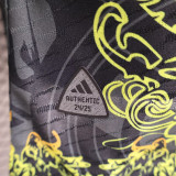 24/25 RMA Black Golden Dragon Head  Player Version Soccer Jersey