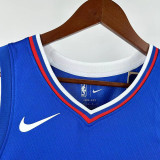 22/23 Clippers PUAL # 3 Blue Top Quality Hot Pressing NBA Jersey