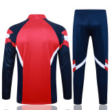 24/25 ARS Red Retro Edition Kids Half Pull Tracksuit # E960 (童装、半拉链)