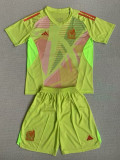24/25  Mexico Green  Goalkeeper Kids Soccer Jersey
