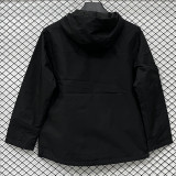 25/26 DESCENTE Black Thickened Assault  Hooded Windbreaker #H002