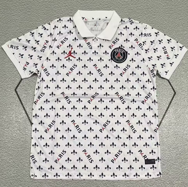 24/25 PSG White Petal Polo Shirt11