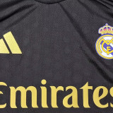 25/26 RMA Special Edition Black Player Version Kids Soccer Jersey