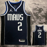 22/23 Dallas Mavericks IRVING #2 Black Top Quality Hot Pressing NBA Jersey (Trapeze Edition)