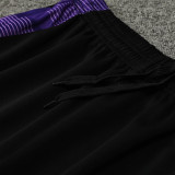 24/25 RMA Black &purple Hooded  Tracksuit(紫色边)