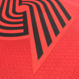 22/23 TRAIL BLAZERS LILLARD #0 Red Top Quality Hot Pressing NBA Jersey (Trapeze Edition)