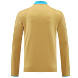 24/25 Argentina Mud Yellow Kids Half Pull Tracksuit (半拉链、泥黄色童装）