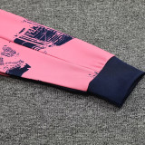 24/25 PSG Pink Graffiti Hooded  Tracksuit
