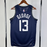 23/24 CLIPPERS GEORGE #23 Dark blue City Edition Top Quality Hot Pressing NBA Jersey