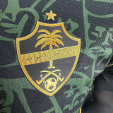25/26 Al-Ahli Champion Edition Green Player Version Soccer Jersey