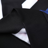 25/26 Man Utd Blue Black Jigsaw puzzle Hooded  Tracksuit