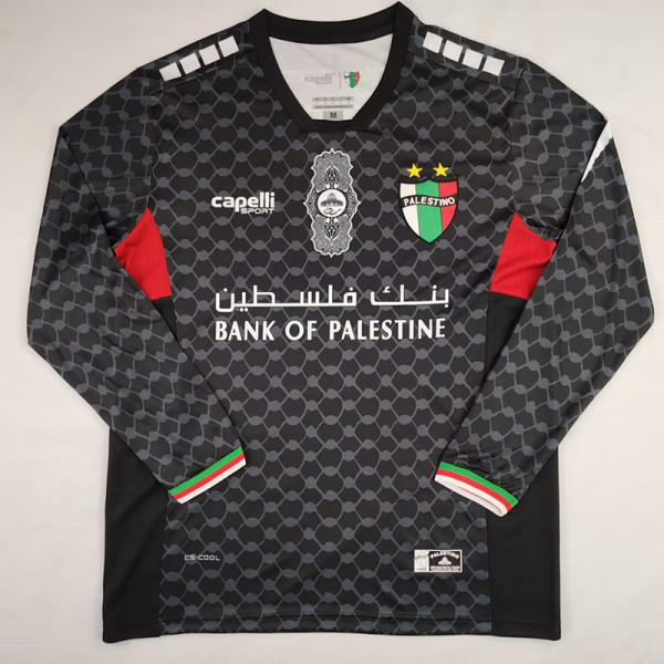 24/25 Palestino Deportivo Away Long Sleeve Fans Soccer Jersey
