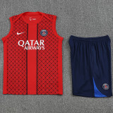 25/26 PSG Grid Tower Red Training Short Suit