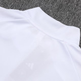25/26 Germany White Half Pull Tracksuit #B2587 (四星\半拉链)