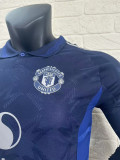 24/25 Man Utd Away Long sleeve Player Version Soccer Jersey（长袖）