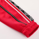 25/26  Man Utd Black&Red Retro Edition Jacket Tracksuit