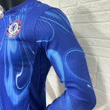 24 /25 CHE Home Long Sleeve Player Version  Soccer Jersey