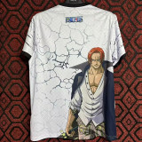 24/25 Japan White Pirate Red Haired Shanks Fans Soccer Jersey