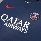 24/25 PSG Royal Blue Tank top and shorts suit