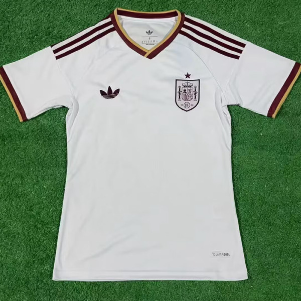 26/27 Spain White Fans Soccer Jersey