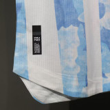 2021  Argentina Home  Player Version Soccer Jersey