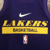 22/23 LAKERS Purple NBA Training Vest
