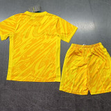 24/25 TOT Yellow Goalkeeper Kids Soccer Jersey