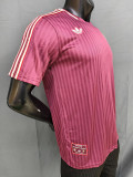 25/26 Bayern Retro Editio Red Player Version Soccer Jersey
