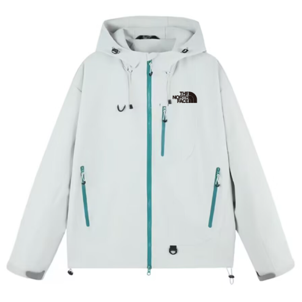 25/26 New THE NORTH FACE White Hooded Windbreaker