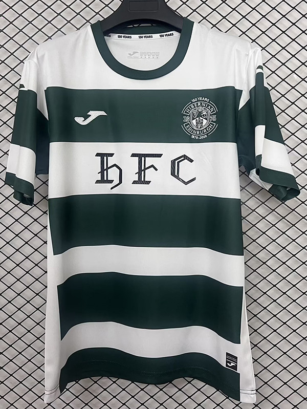 25/26 Hibernian FC 150th Anniversary Edition Fans Soccer Jersey