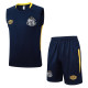 25/26 Santos FC Cyan Tank top and shorts suit#D25184