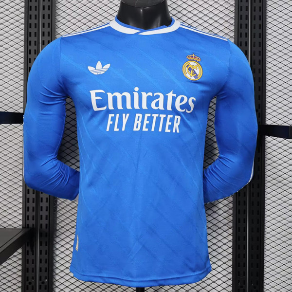 25/26 RMA Third Long Sleeve  Player Version Soccer Jersey