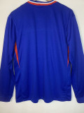 24/25 France Home Long Sleeve Fans Soccer Jersey