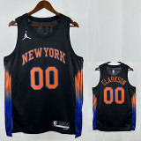 25/26 KNICKS CL ARK SON #00 Black Limited  Edition Top Quality Hot Pressing NBA Jersey