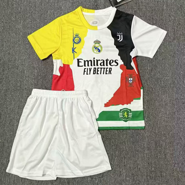 25/26 RMA C-Ro Commemorative Edition Kids Soccer Jersey