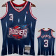 1999/2000 ROCKETS FRANCIS #3 Dark Blue Retro Top Quality Hot Pressing NBA Jersey