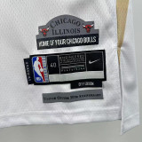 24/25  BULLS WHITE # 0 White City Edition Top Quality Hot Pressing NBA Jersey