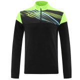 24/25 JO Black&Green Half Zipper Sportswear # 810黑绿色(半拉链)