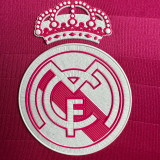 2014/2015 RMA Away Pink Long Sleeve Retro Soccer Jersey (长袖)