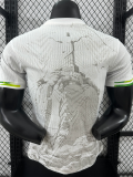 25/26 Brazil Christ statue White  Player Version Soccer Jersey