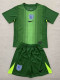 25/26 England Goalkeeper Green  Kids Soccer Jersey